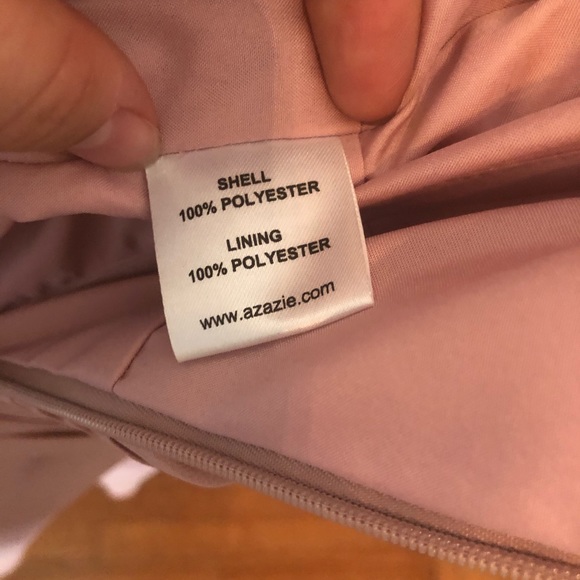 Azazie Hannah in Dusty Rose - Picture 5 of 7